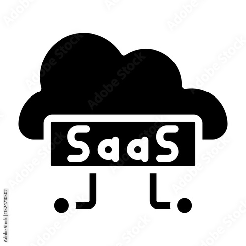 SaaS Vector Glyph Icon Design