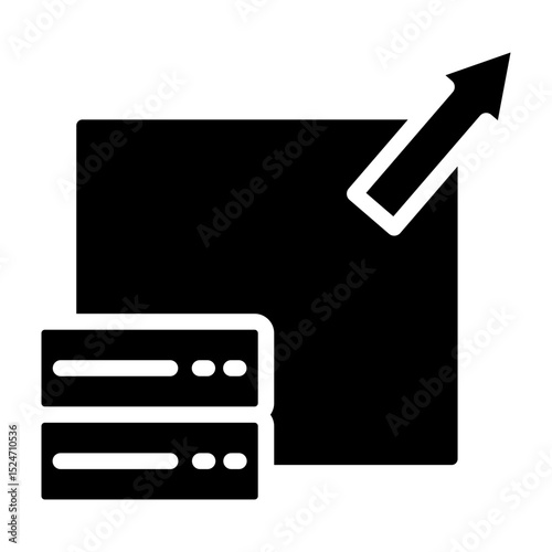 Scalability Vector Glyph Icon Design