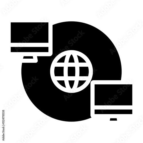 WAN Vector Glyph Icon Design