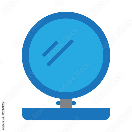 Compact Mirror Vector Flat Icon Design