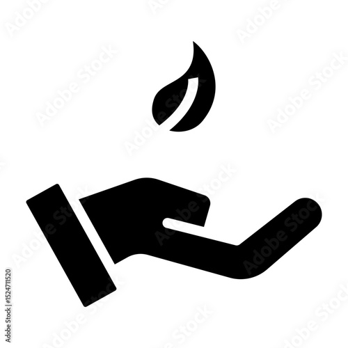 Minimal Vector Glyph Icon Design