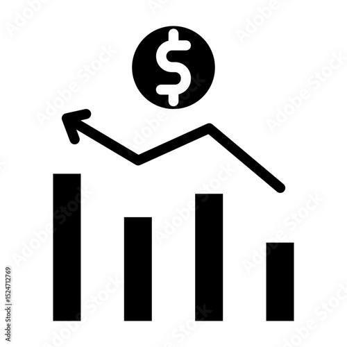 Inflation Vector Glyph Icon Design
