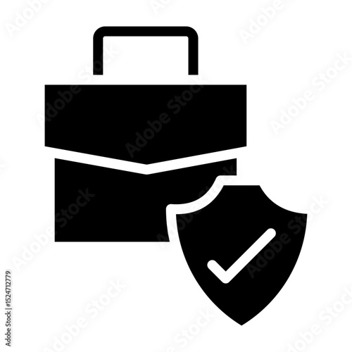 Policy Vector Glyph Icon Design