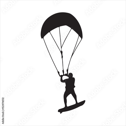 kitesurf-sport-silhouette