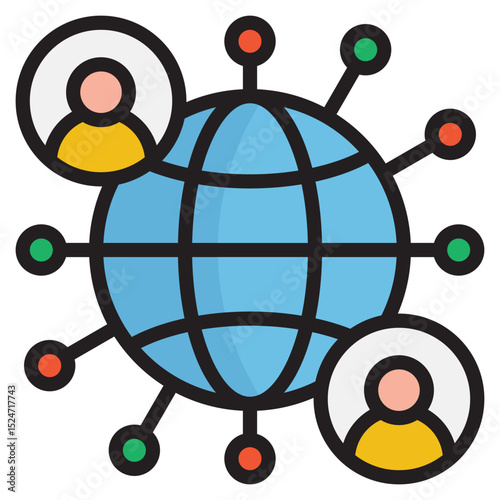 Global Connection Icon
