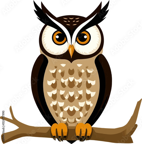 vector owl icon, Creation of logos and badges, Decoration of various materials, Fashion design, advertising and design.