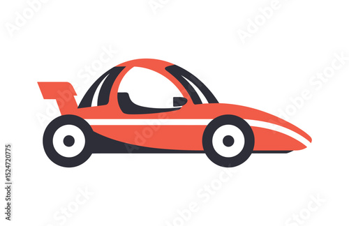 Speed Racer – Go Kart Vector Art in Dynamic Style

