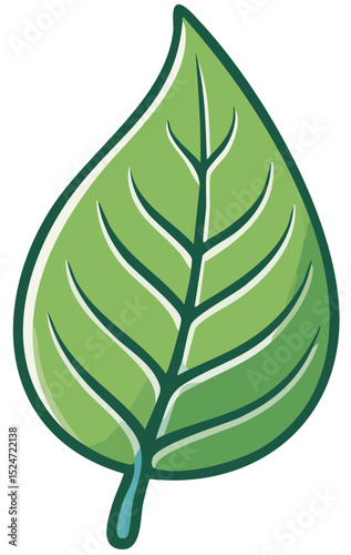 Fresh Cartoon Leaf