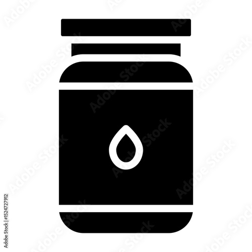 Water Tank Vector Glyph Icon Design