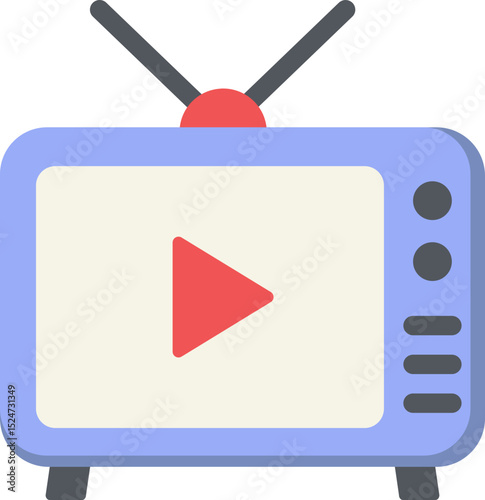 TV Show Flat Icon