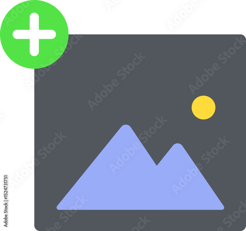 Zoom Image Flat Icon