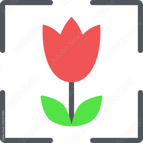 Nature Photography Flat Icon