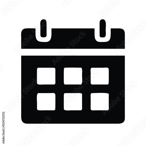 Calendar or appointment schedule flat icon icon for apps and websites