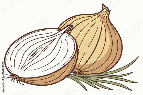 Farm Fresh Onion – High-Quality Transparent Background Image