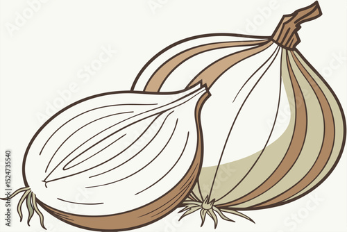 Farm Fresh Onion – High-Quality Transparent Background Image
