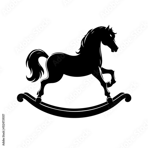 rocking horse silhouette