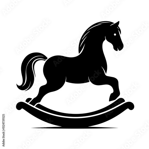 rocking horse silhouette