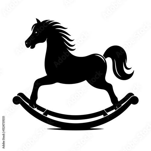 rocking horse silhouette
