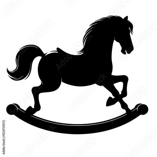 rocking horse silhouette