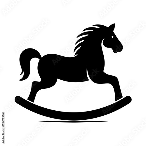 rocking horse silhouette