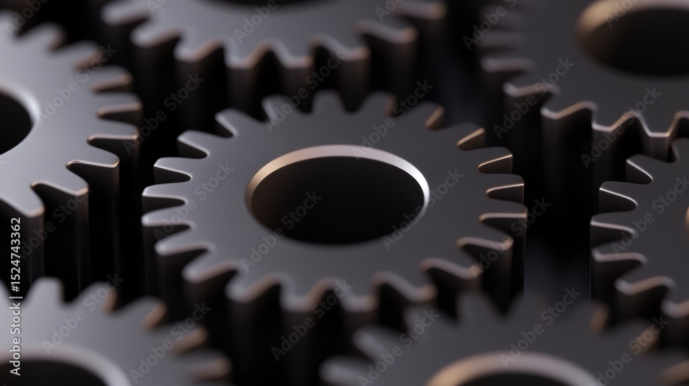 Close-up of interlocking metal gears, symbolizing teamwork, mechanics, and engineering precision in industry. Close-up of interlocking metal gears, symbolizing teamwork, mechanics, and engineering precision in industry.
