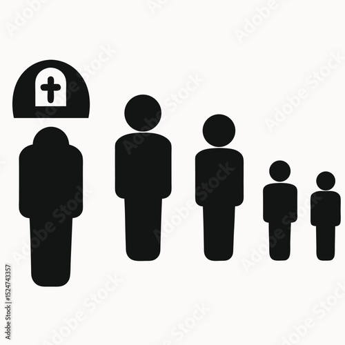 Generational Family Legacy Pictorial Representation of Family Lineage and Continuity