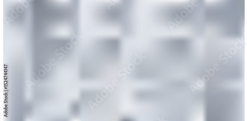 Silver foil background with metal mirror texture. Chrome gradient surface with light like could