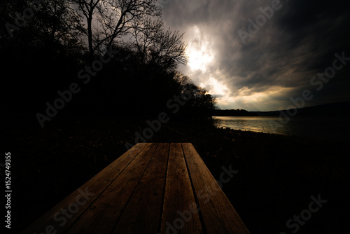 Dusk On Lake Akan's Trail
