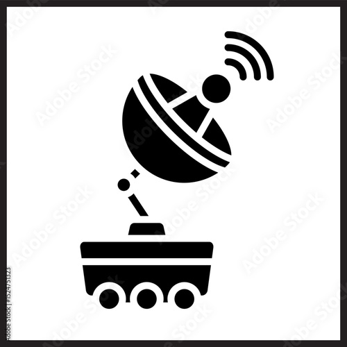 Space Rover Icon Design