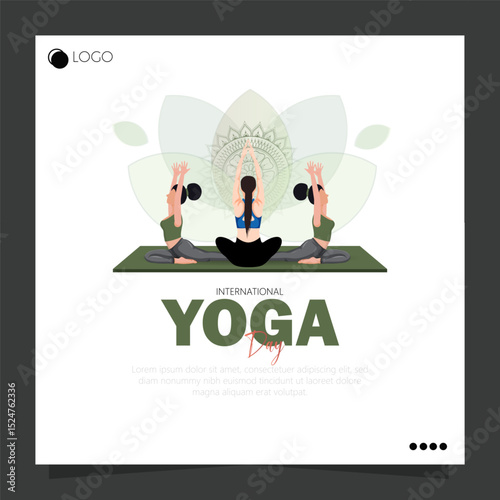 International Yoga Day, celebrated on June 21st, promotes the physical, mental, and spiritual benefits of practicing yoga for overall well-being and harmony.