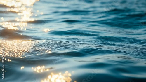 Exquisite Close-Up of Shimmering Ocean Ripples with Fluid Motion and Texture