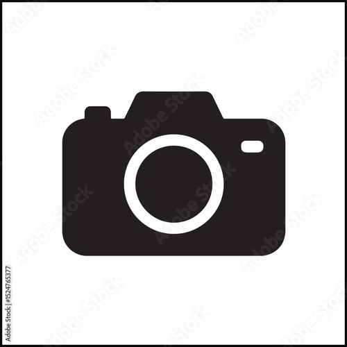 Camera silhouette in vector format