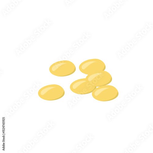 flea egg vector