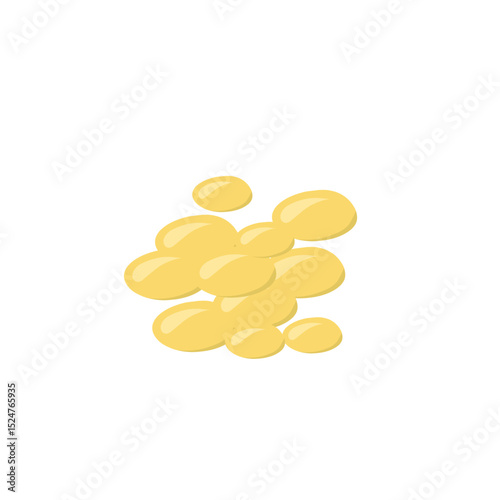 flea egg vector