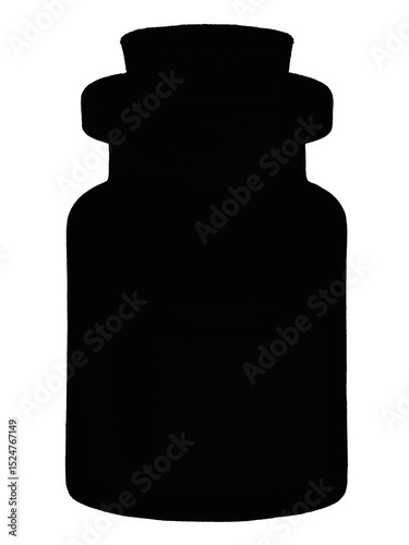 bottle potion silhouette 