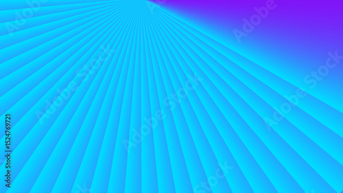 Vanishing rays in cyan and purple gradient forming a futuristic horizon, evoking depth and speed, perfect for presentation or tech event visuals.