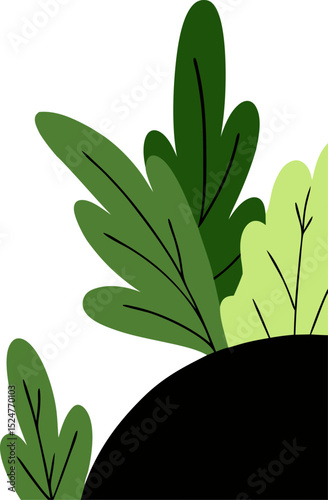grass svg icon in simple style