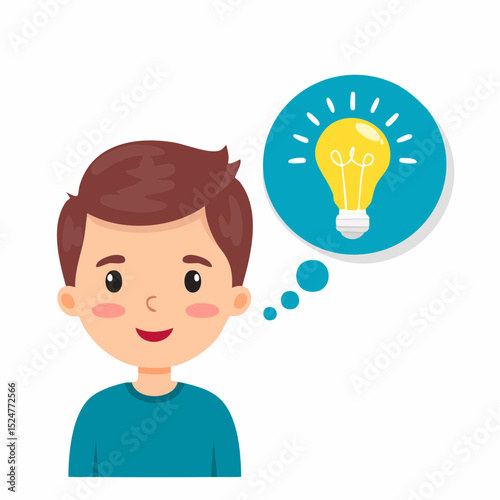 man with idea