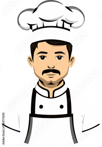 vector cook icon, Websites and applications, Printed materials, Social networks, advertising and design.