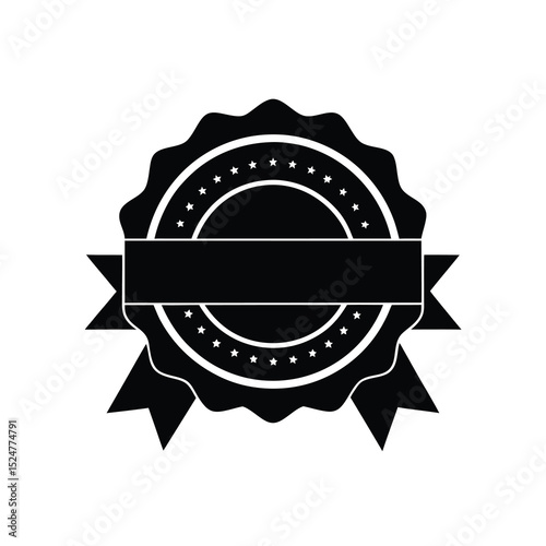 Purple Premium Product Seal Ribbon Edge