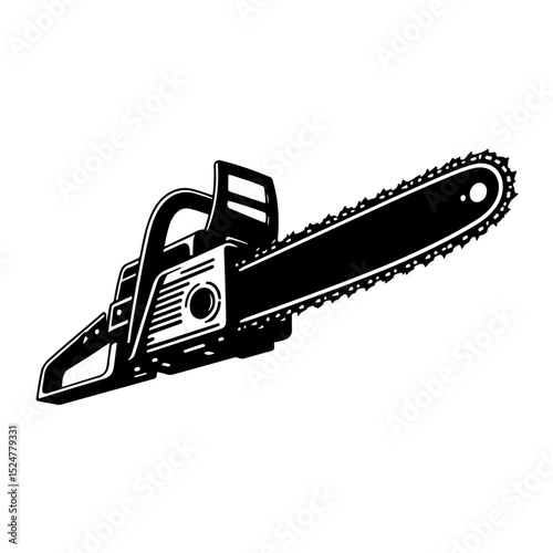 Chainsaw silhouette