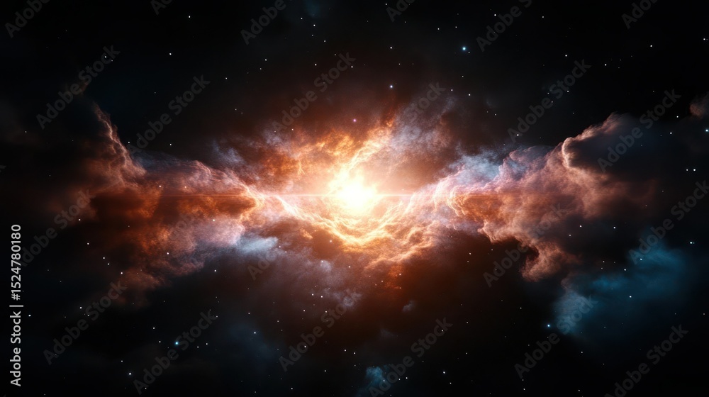 Obraz premium Stunning Nebula Explosion in Deep Space