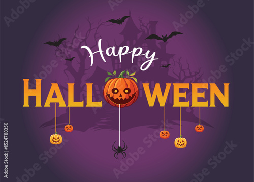 Spooky party Halloween horror, celebration, text Background 