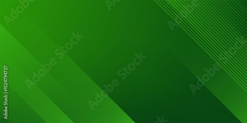 Abstract green sporty background template vector with shiny lines and lights. Green background with strong pattern design.Eps10 vector