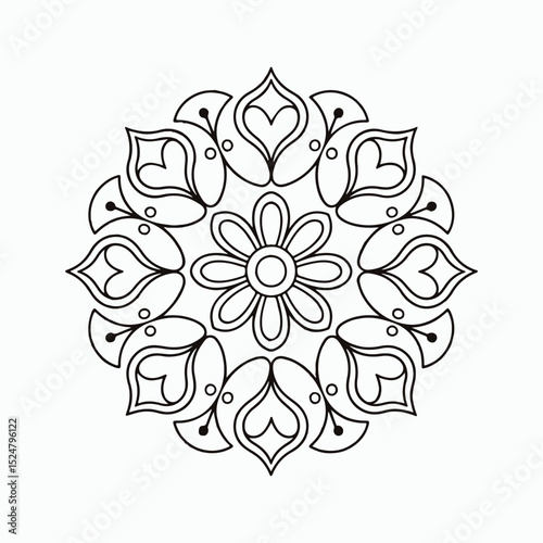 Mandala Tribal Design