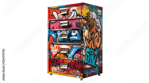 Colorful Office Cabinet