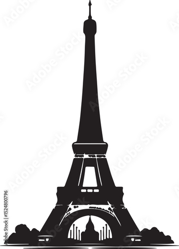 Tower black vector