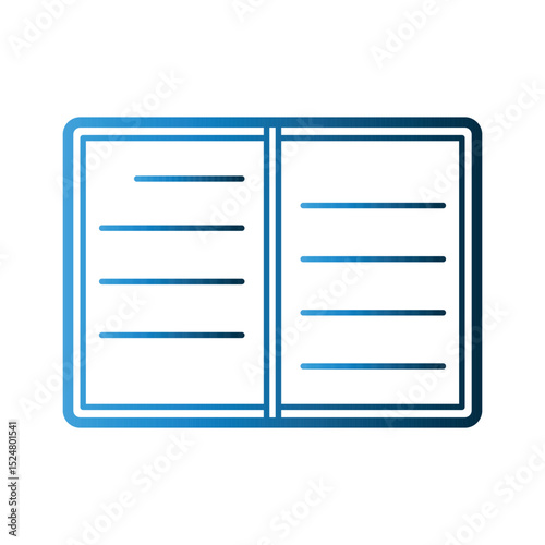 Book icon design template