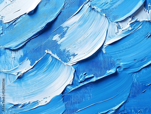 Blue brushstroke texture isolated on white background. Blue color pain brush effect on white color.