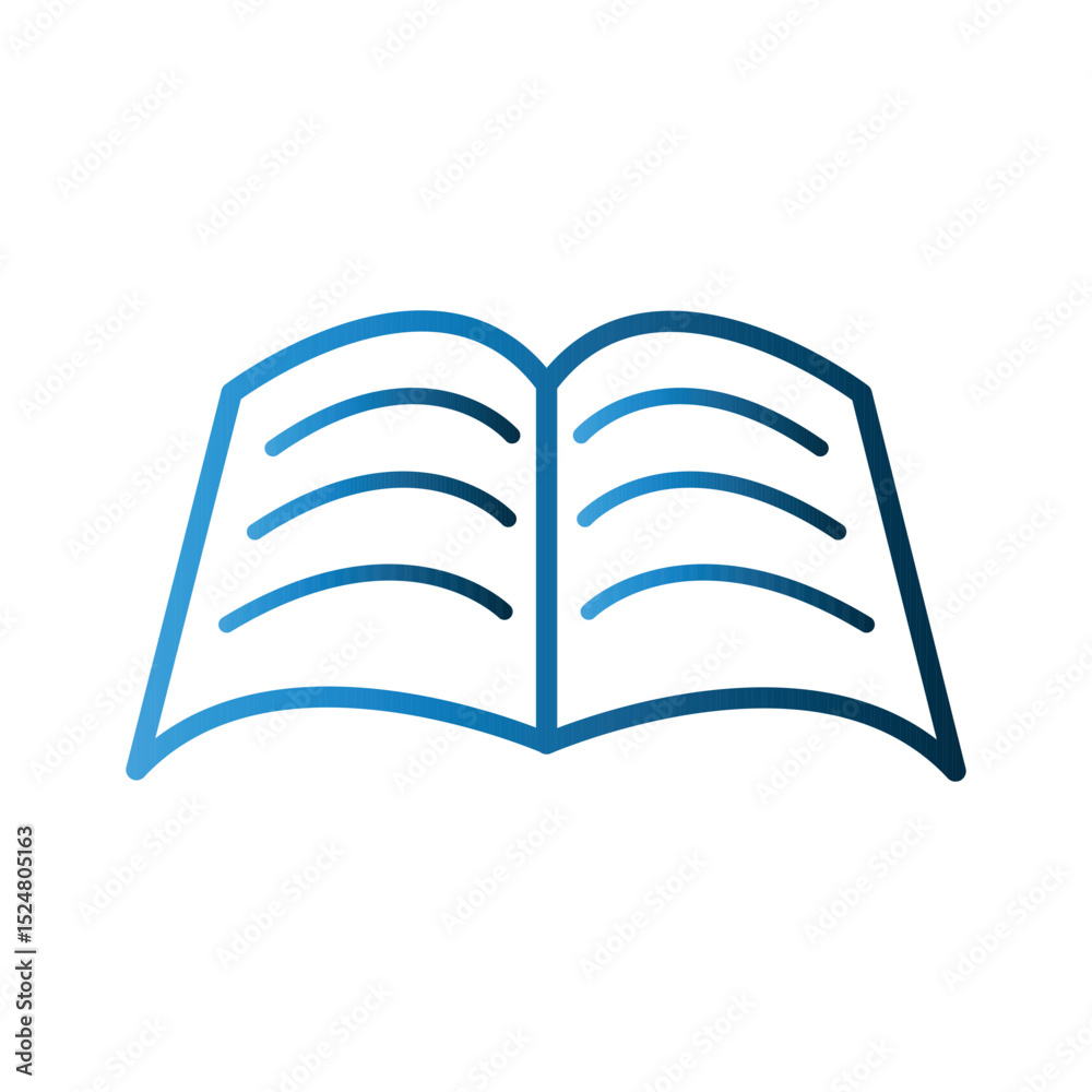 Book icon design template Book icon design template